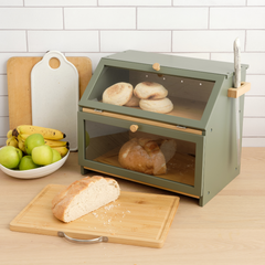 The 3-in-1 Bamboo Bread Bin