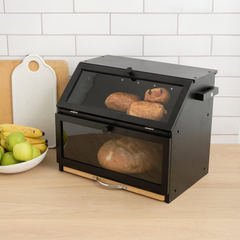 The 3-in-1 Bamboo Bread Bin