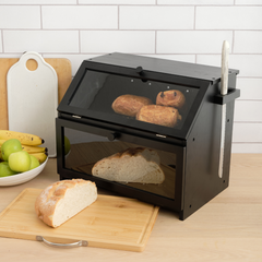 The 3-in-1 Bamboo Bread Bin