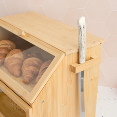 The 3-in-1 Bamboo Bread Bin