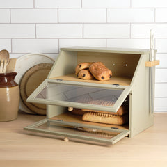 The 3-in-1 Bamboo Bread Bin