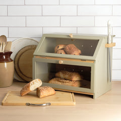 The 3-in-1 Bamboo Bread Bin
