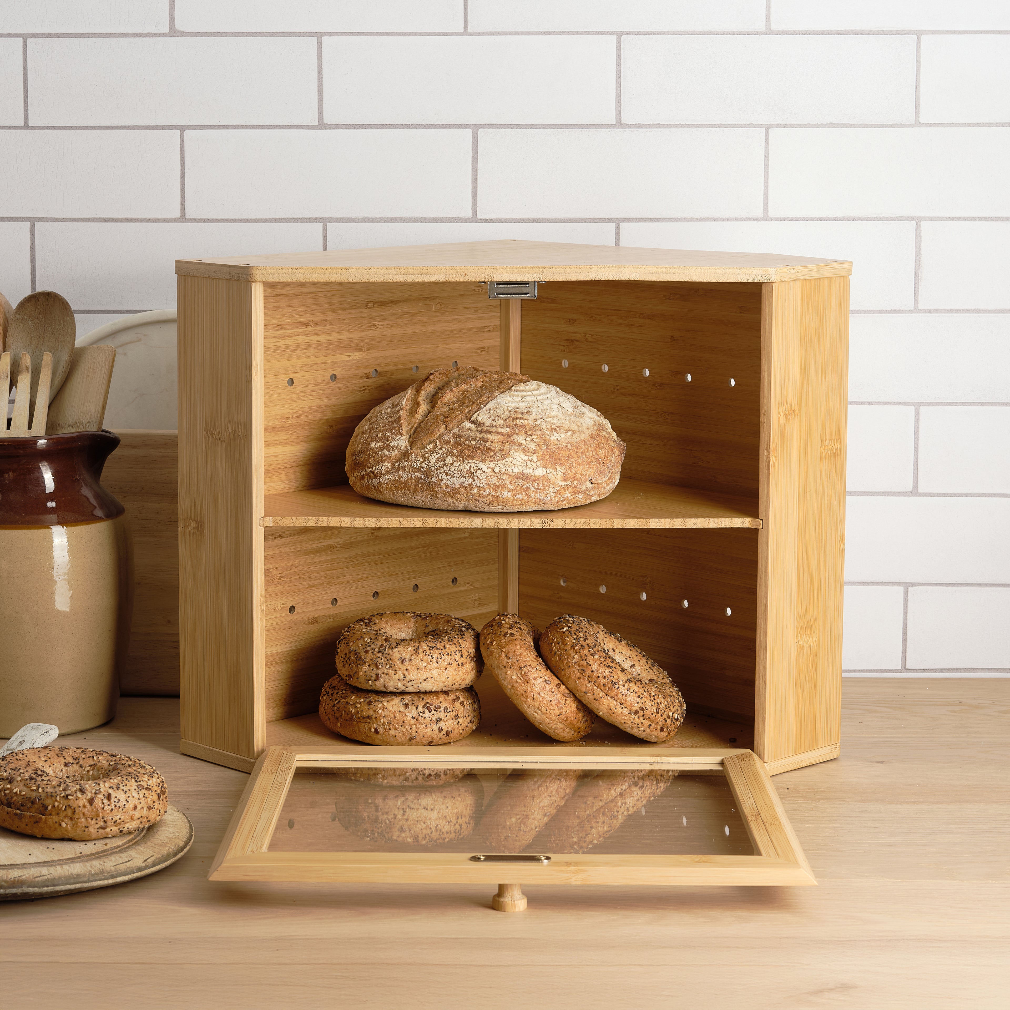 Corner Bread Bin