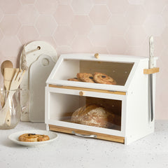 The 3-in-1 Bamboo Bread Bin