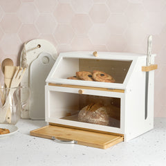 The 3-in-1 Bamboo Bread Bin