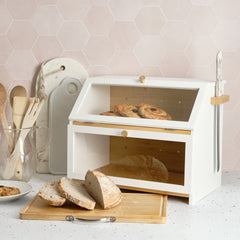 The 3-in-1 Bamboo Bread Bin