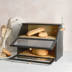 The 3-in-1 Bamboo Bread Bin