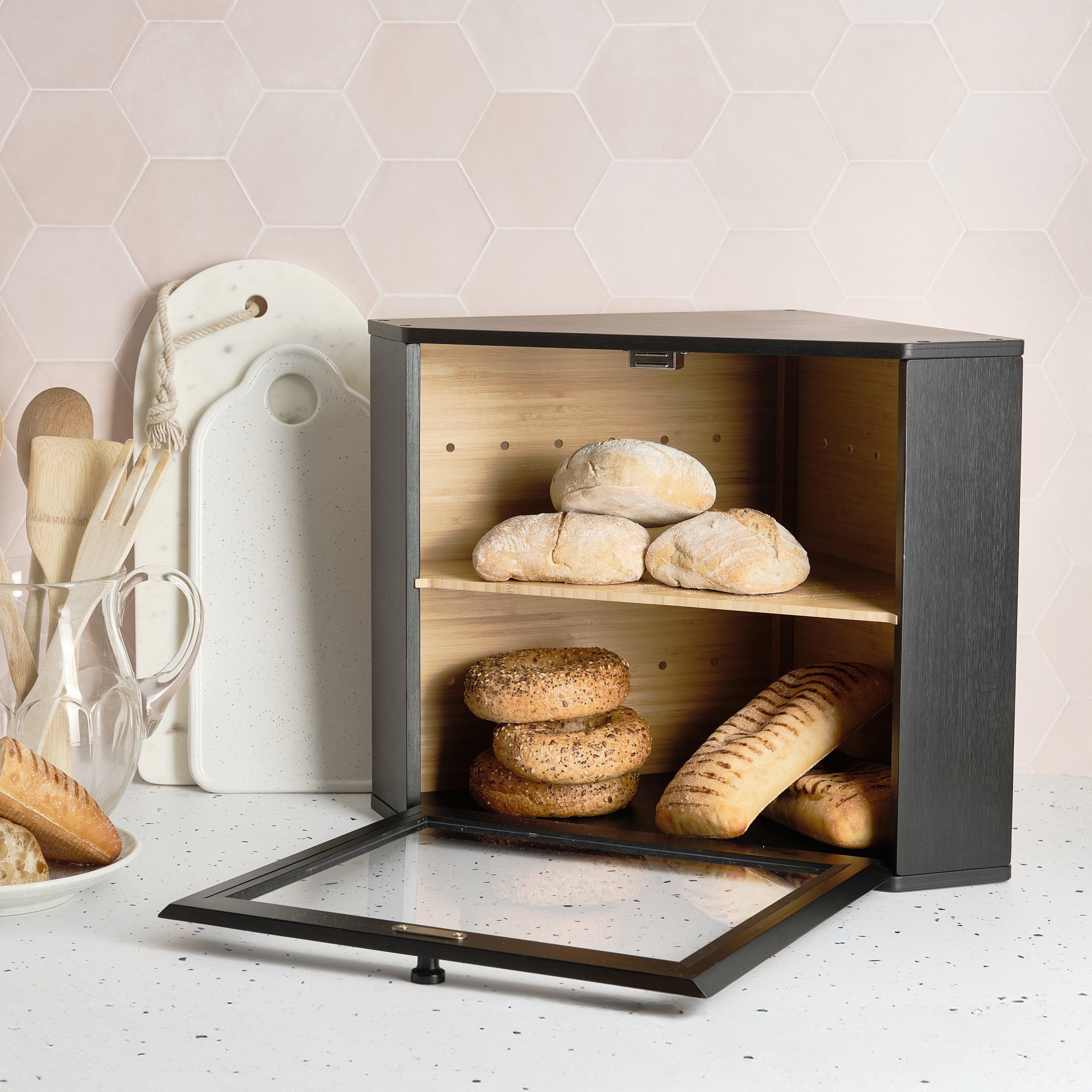 Corner Bread Bin