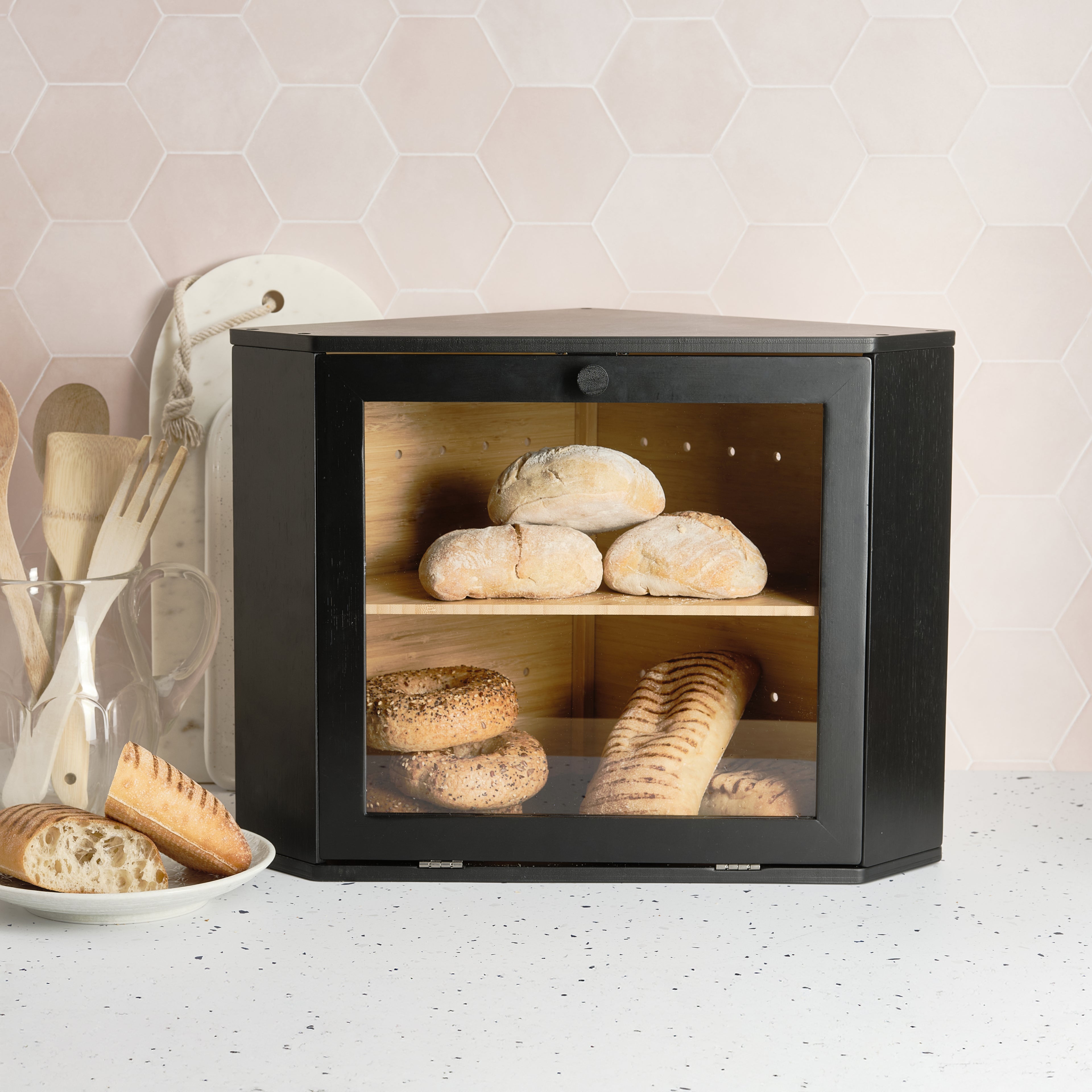 Corner Bread Bin