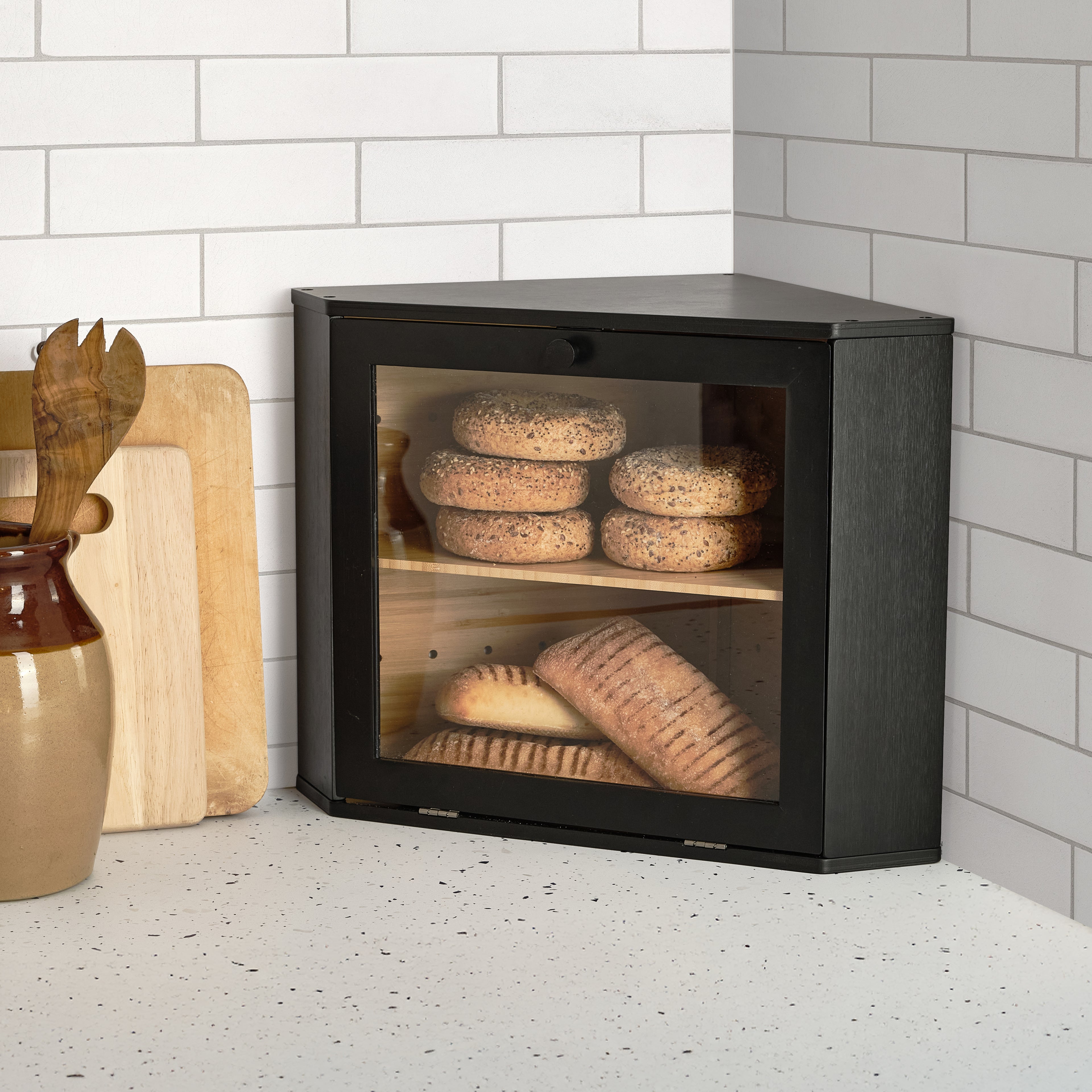 Corner Bread Bin