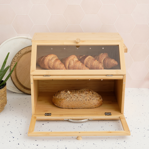 The 3-in-1 Bamboo Bread Bin