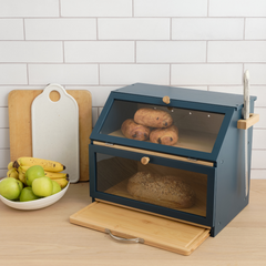 The 3-in-1 Bamboo Bread Bin