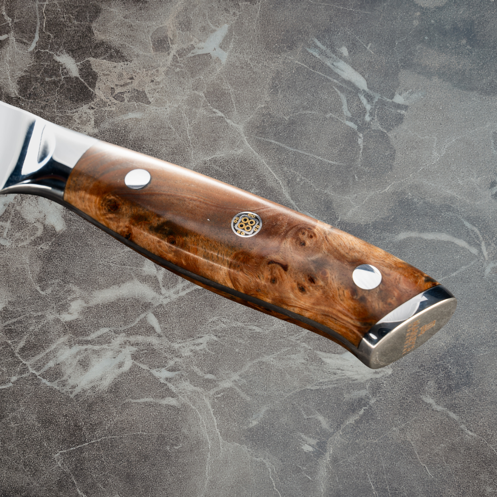 The Artisan - 8" Damascus Steel Serrated Bread Knife