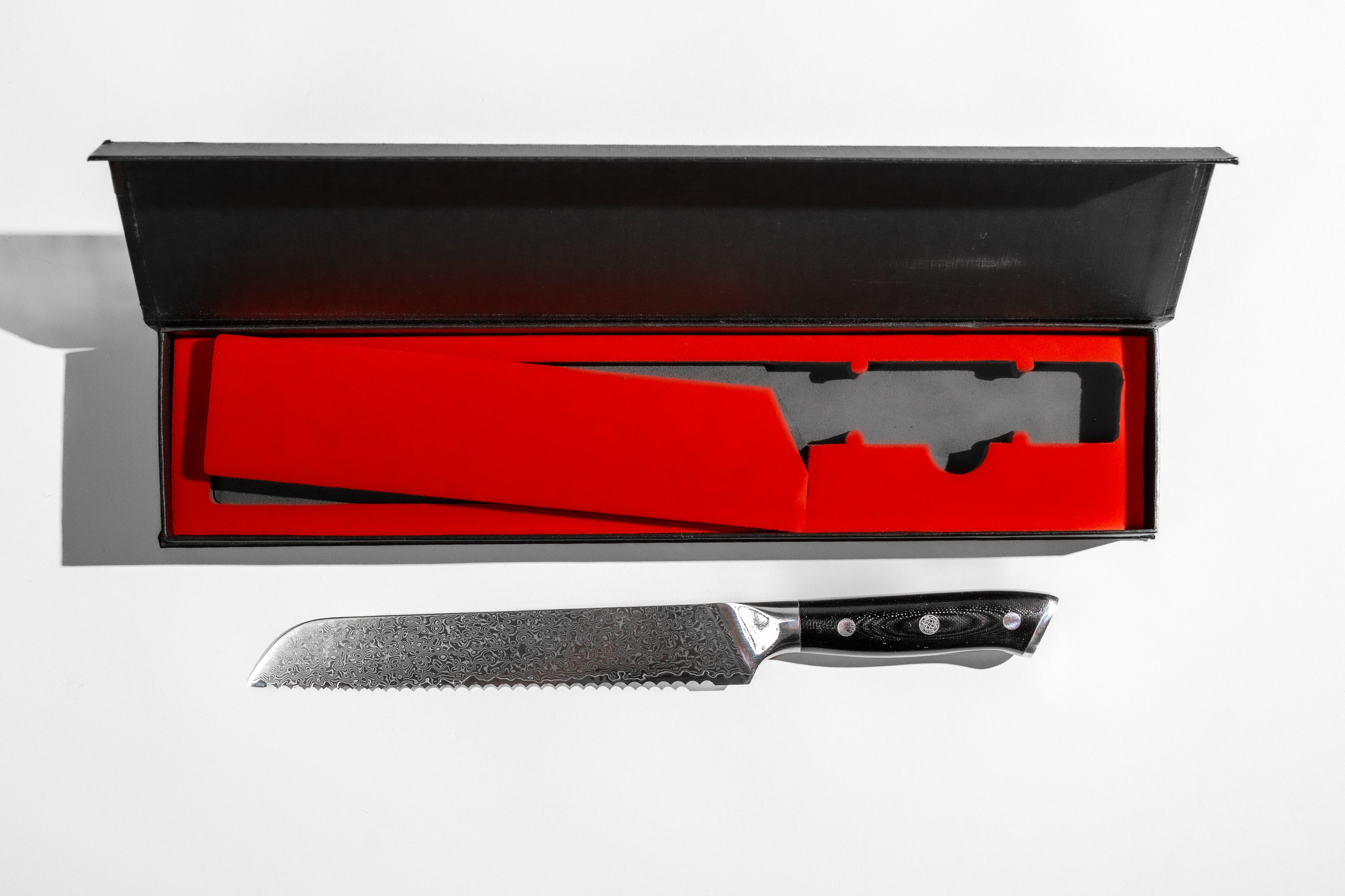 Marley's Homeware 8" Damascus Steel Bread Knife