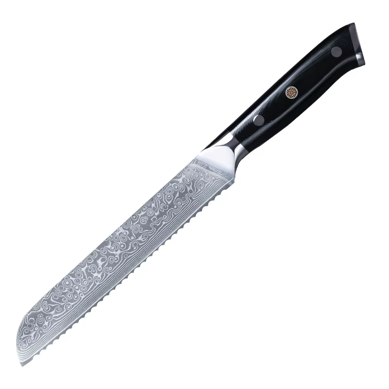 Marley's Homeware 8" Damascus Steel Bread Knife