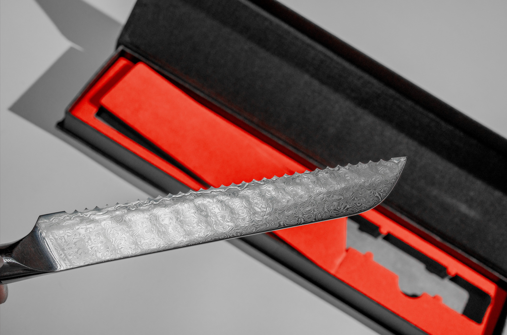 Marley's Homeware 8" Damascus Steel Bread Knife