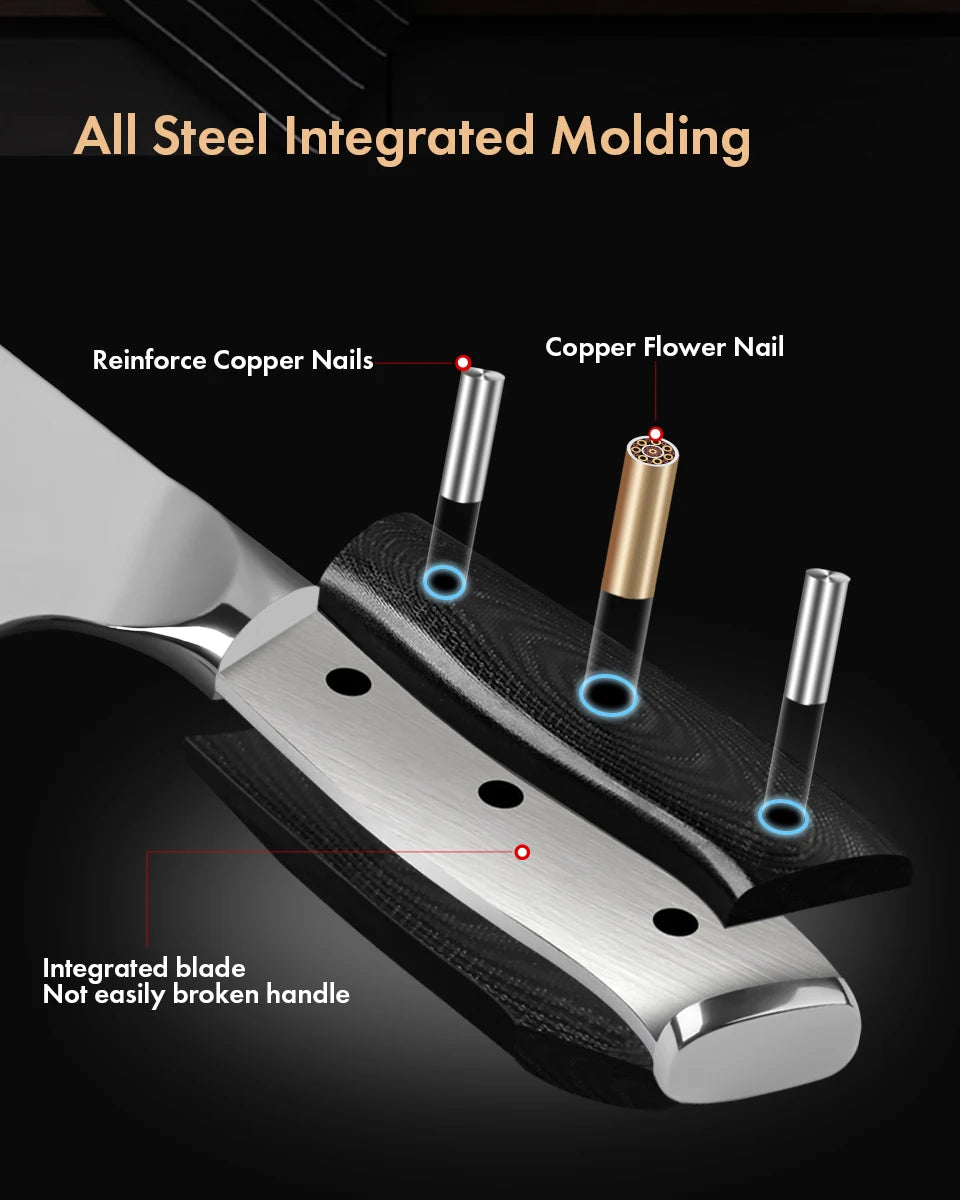 Marley's Homeware 8" Damascus Steel Bread Knife