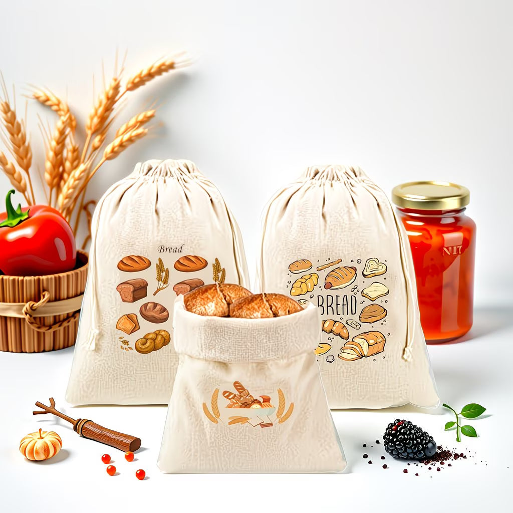 Linen Bread Bags